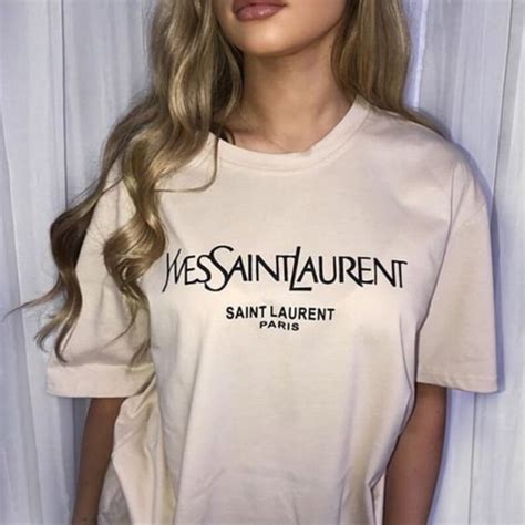 Graphic Perfection: YSL Tee for Effortless Style